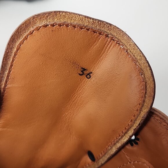 Tod's brown leather lace-up ankle boots brogue detailing womens 36 EU / 6 US - Picture 15 of 15